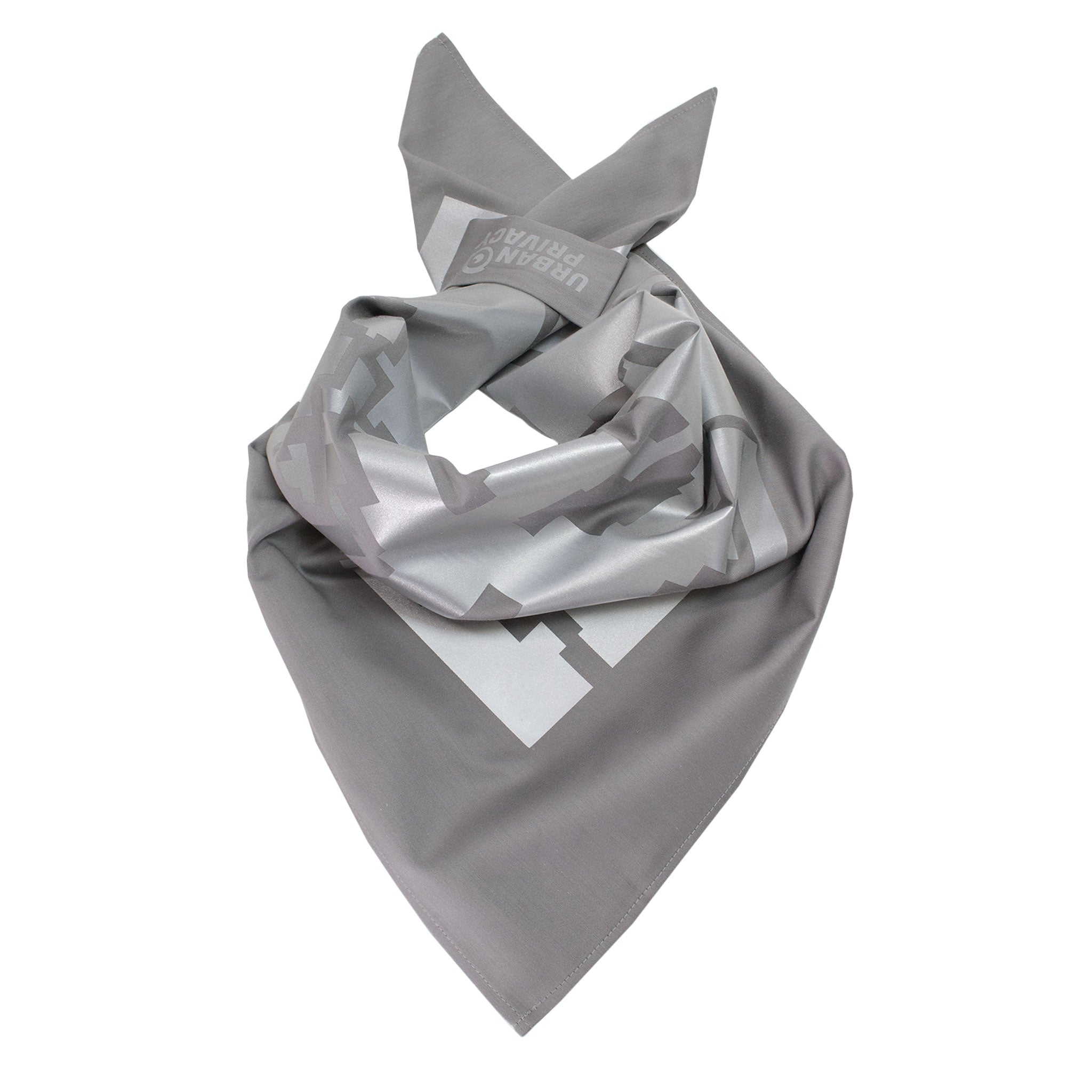 ANTI-PAPARAZZI BANDANA I Unisex Bandana mit reflektierenden Print gegen Blitzlichtfotos aus Bio-Baumwolle