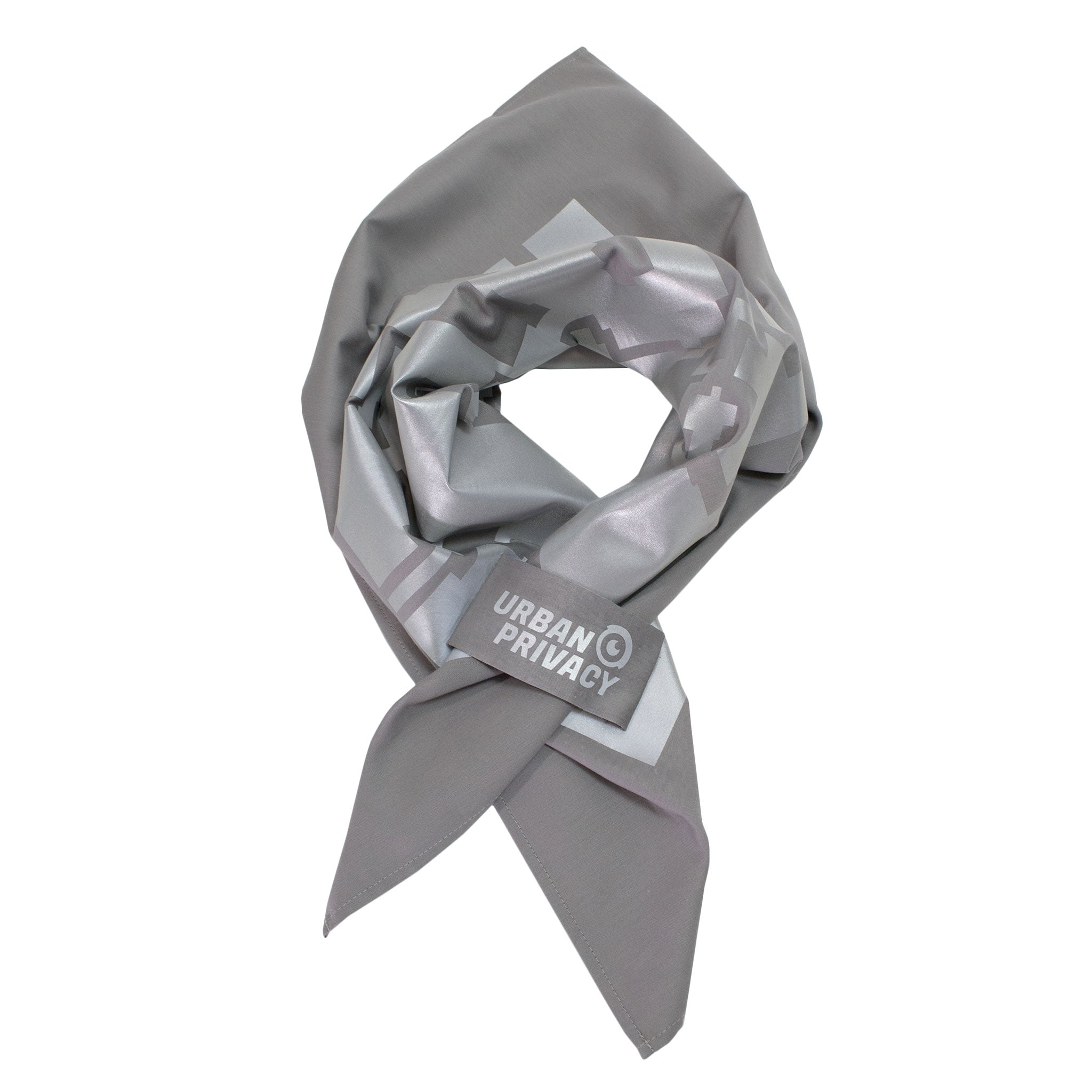 ANTI-PAPARAZZI BANDANA I Unisex Bandana mit reflektierenden Print gegen Blitzlichtfotos aus Bio-Baumwolle