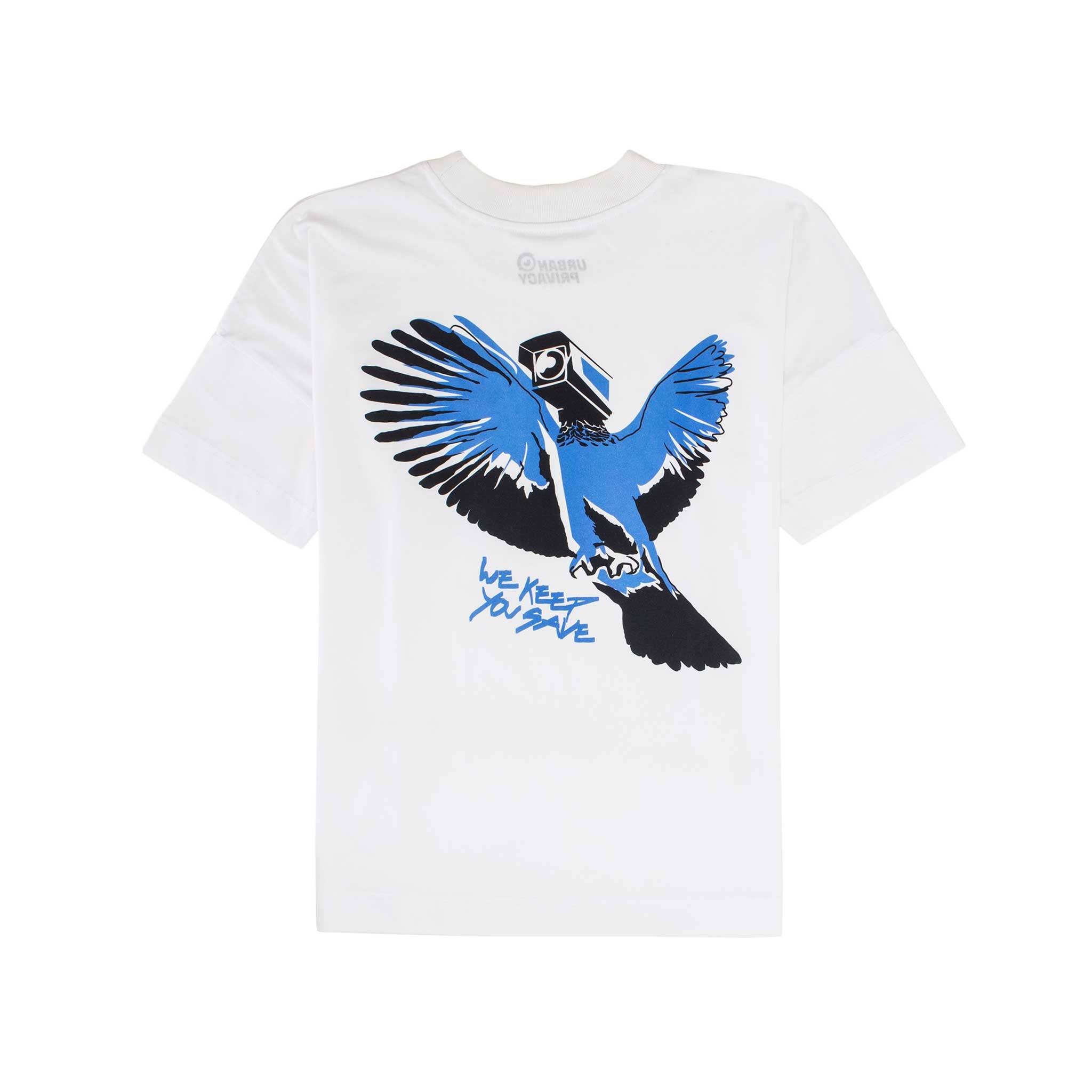 SURVEILLANCE PIGION | Unisex T-Shirt with Statement Print, made from organic cotton