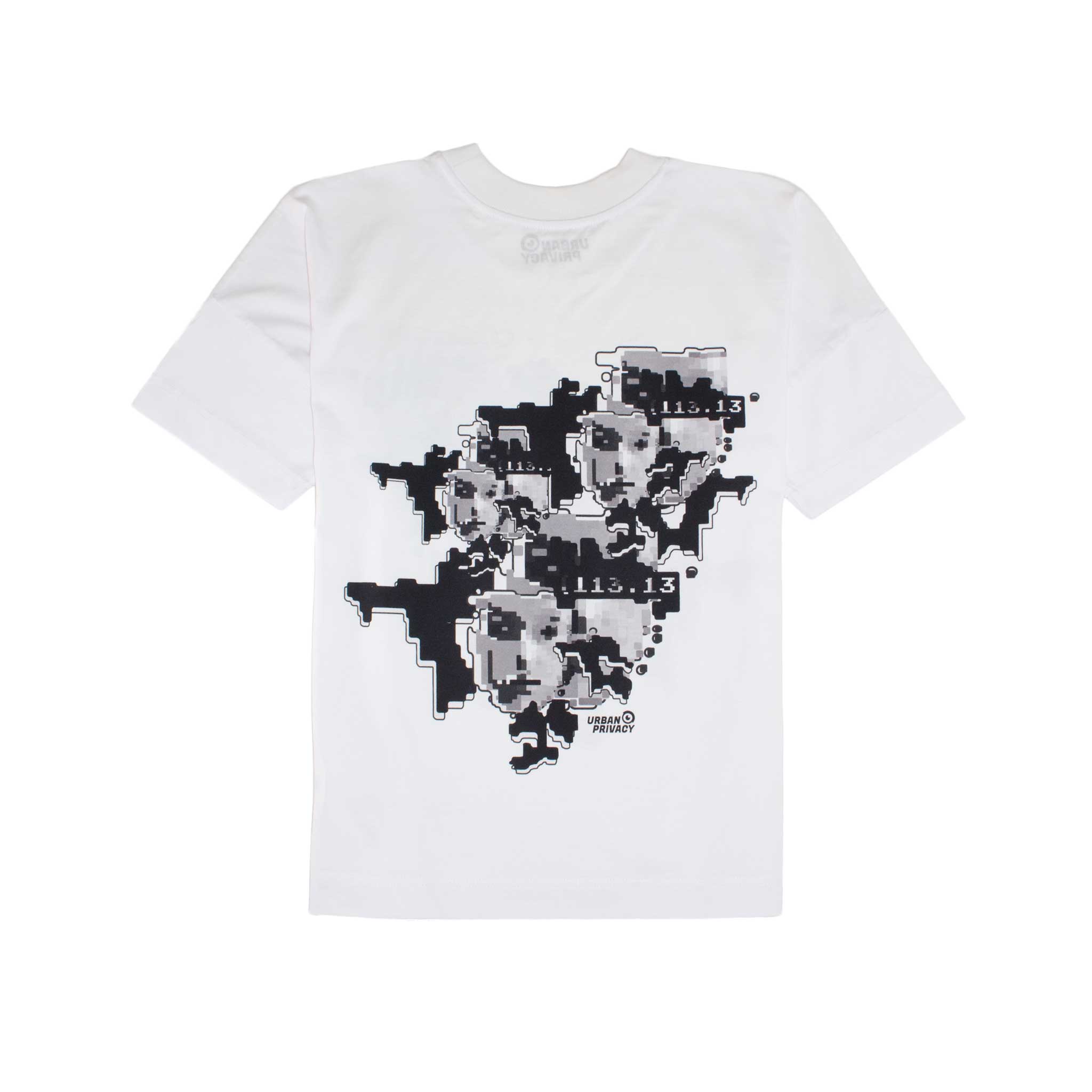 FACEPTION RELOADED | Unisex T-Shirt mit Print, das Gesichtserkennung verwirrt, aus Bio-Baumwolle