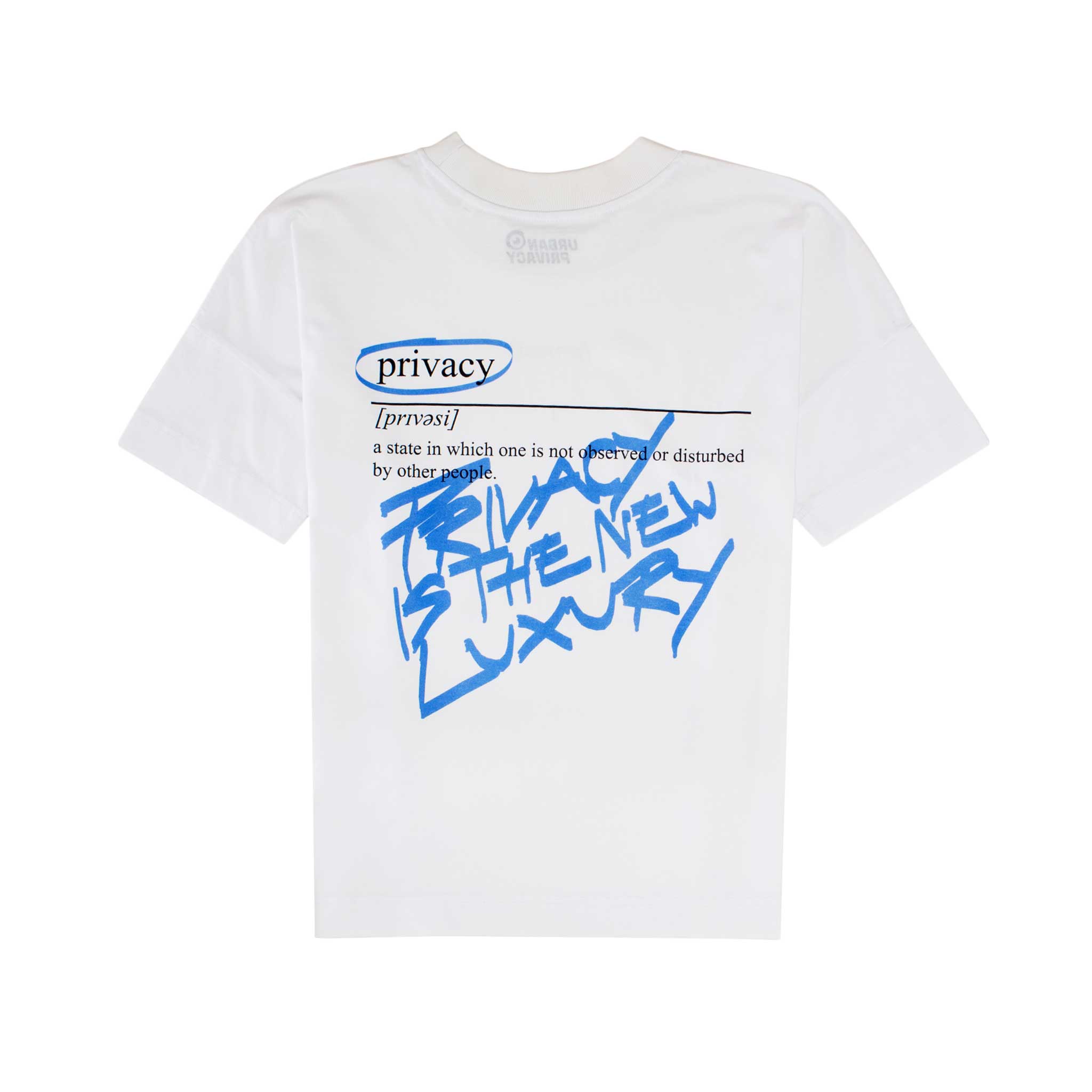 PRIVACY IS THE NEW LUXURY | Unisex T-Shirt with Statement Print, made from organic cotton