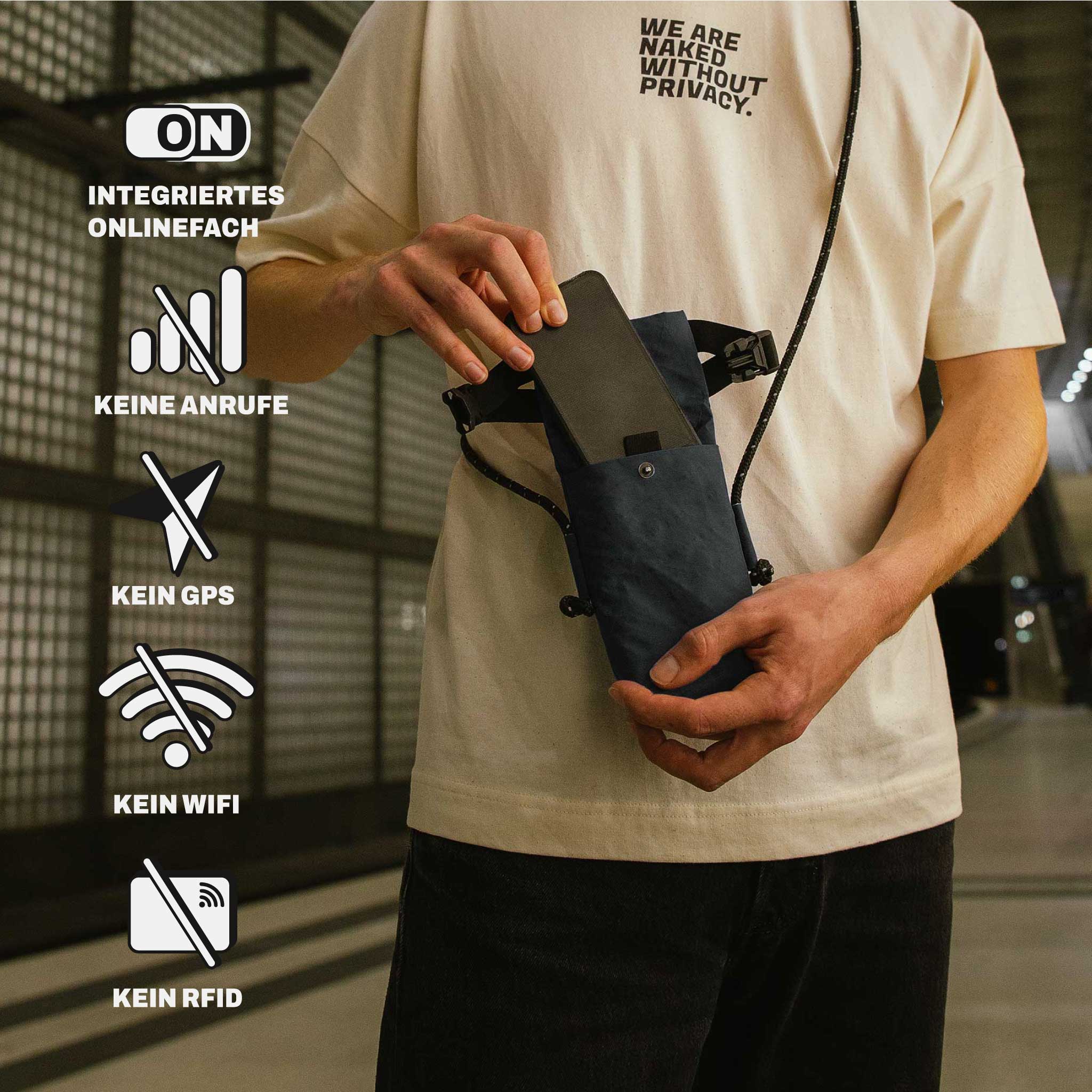 OFLAIN I die Anti-Tracking Smartphonetasche blockiert WLAN, GPS, WIFI, RFID