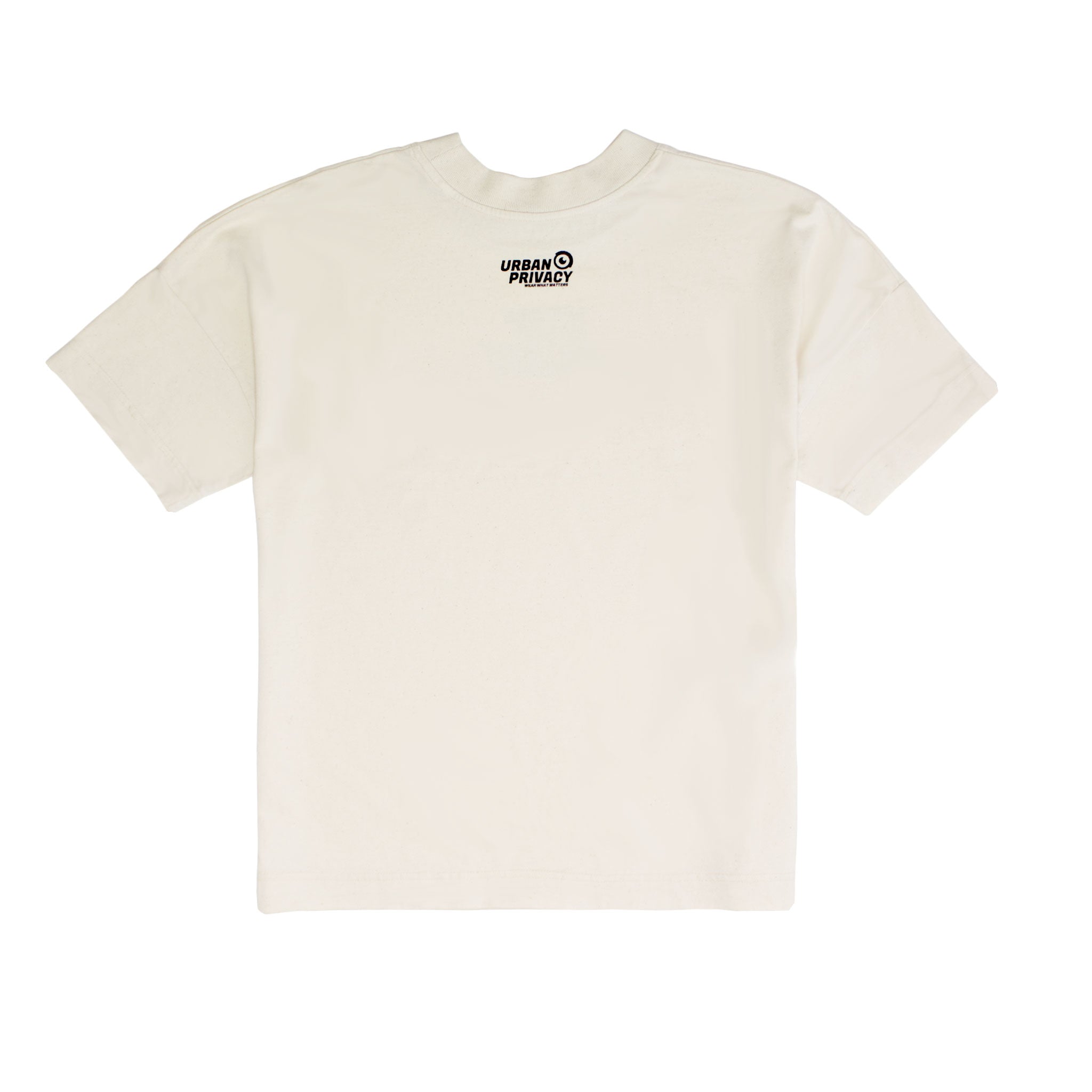 WE ARE NAKED WITHOUT PRIVACY I Unisex T-Shirt mit Statement Print, aus Bio-Baumwolle