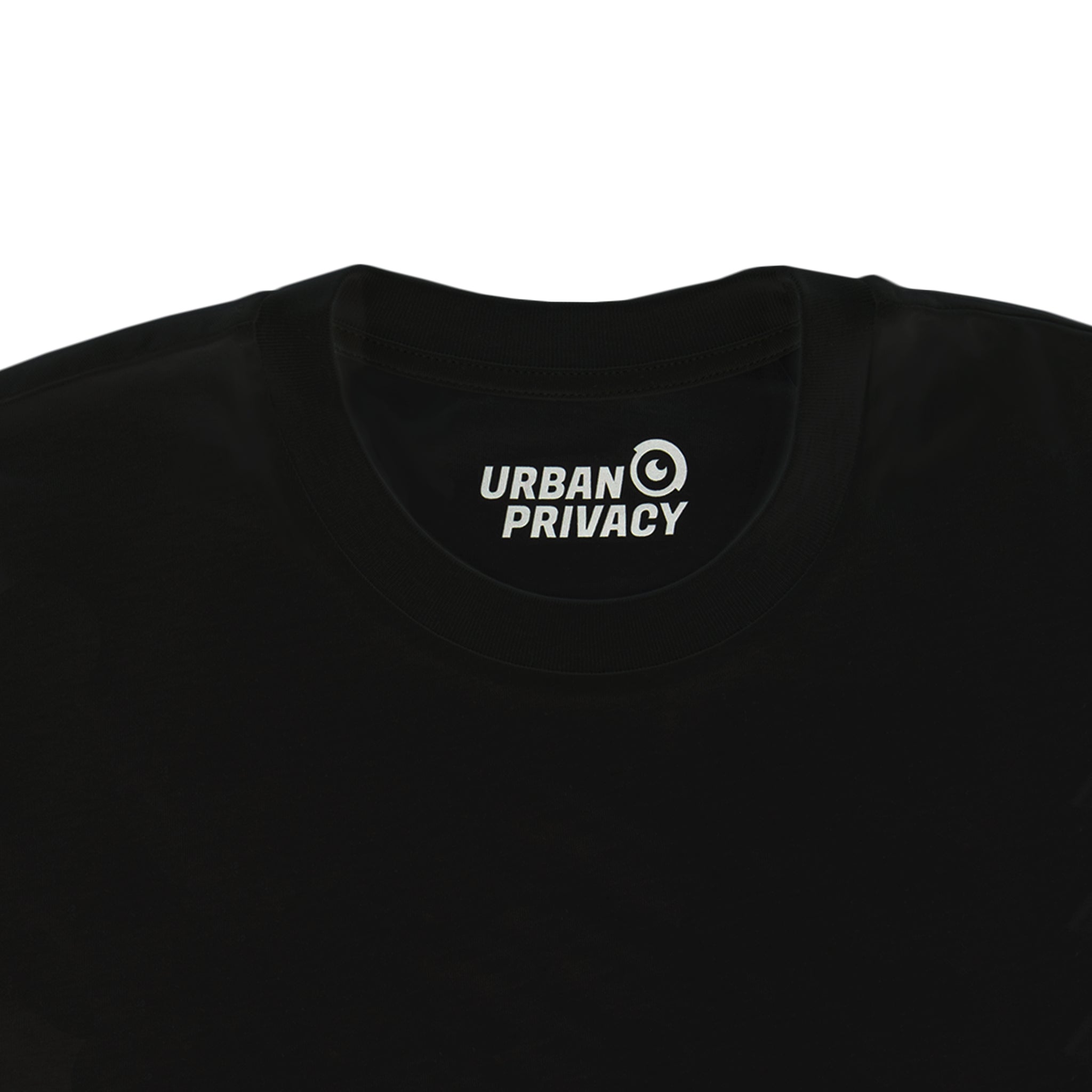 [NO PHOTOS PLS] | Eco Unisex Slim Fit T-Shirt Look But Don't Capture QR-Code Print in Black