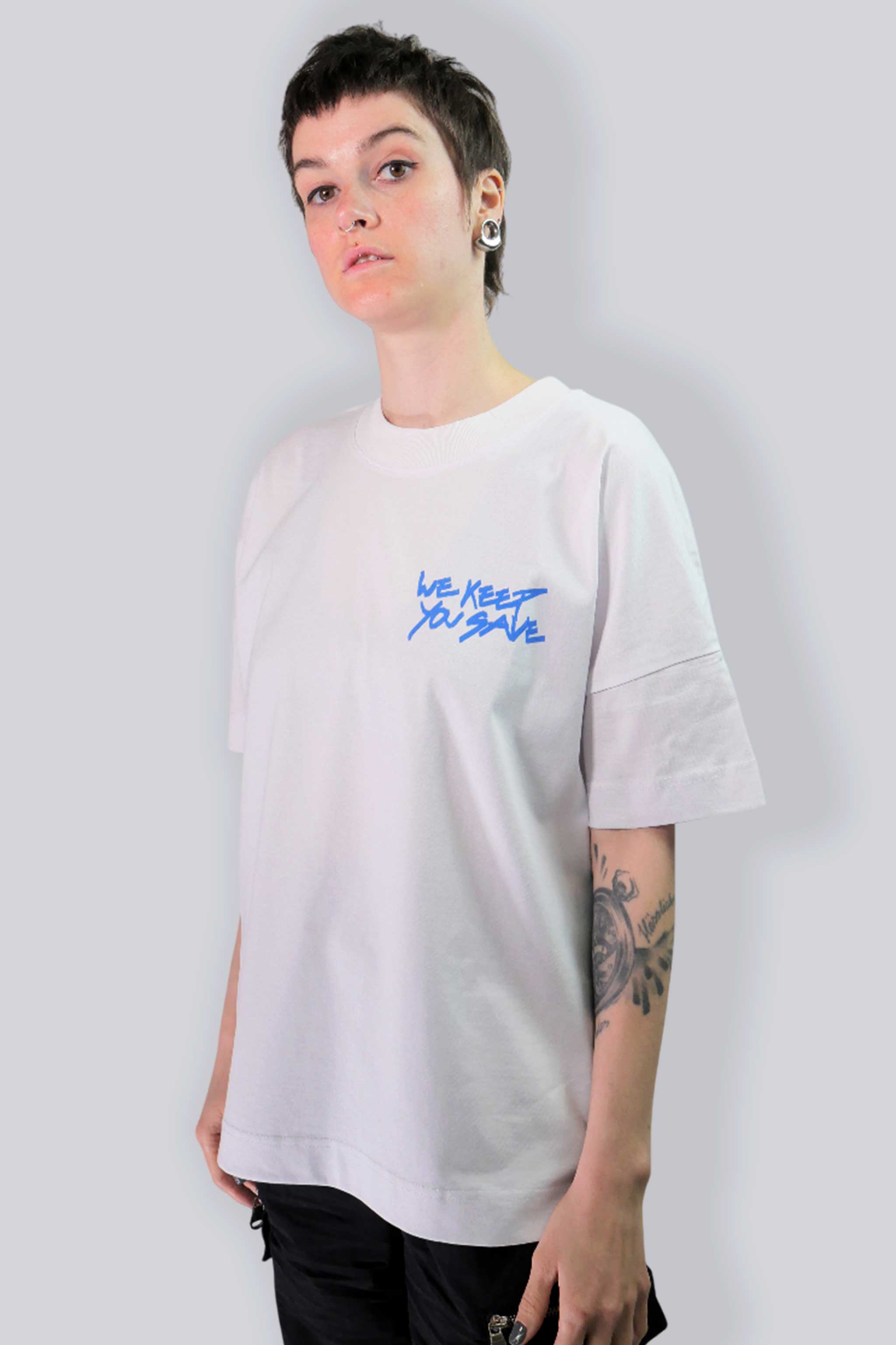 SURVEILLANCE PIGION | Unisex T-Shirt with Statement Print, made from organic cotton