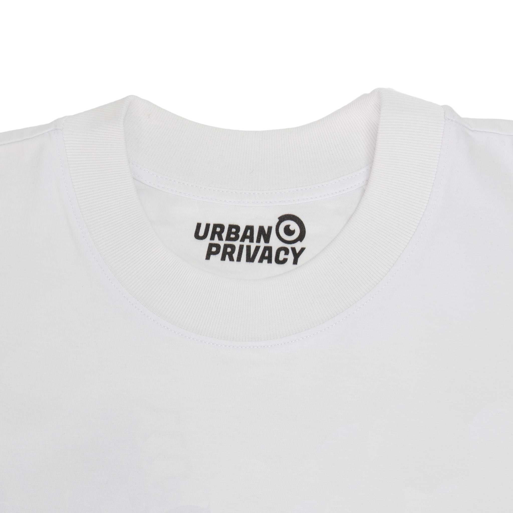 [NO PHOTOS PLS] | Eco Unisex Oversize T-Shirt Look But Don't Capture QR-Code Print in White