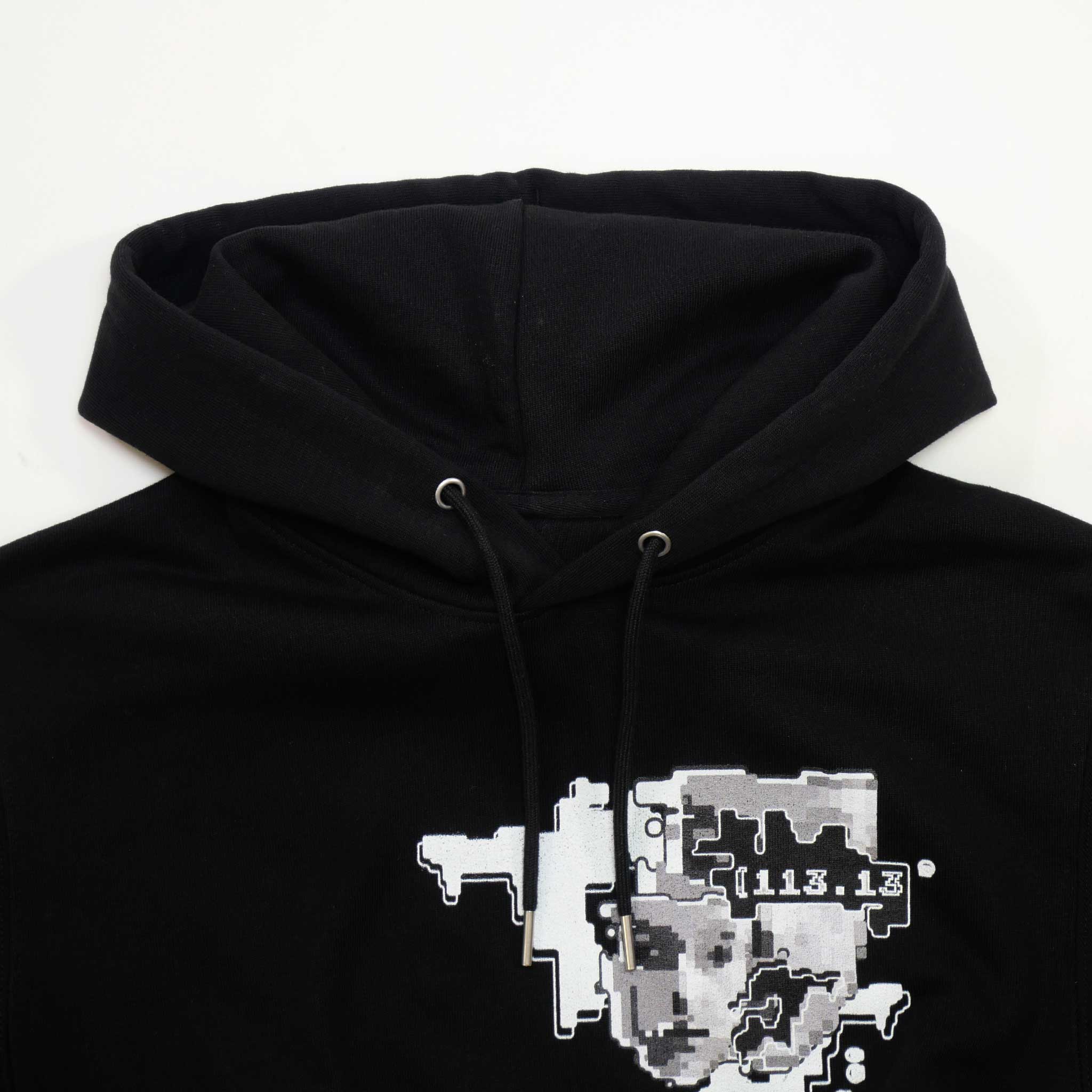 FACEPTION RELOADED I Eco Premium Unisex Hoodie with Pattern That Confuses Face Recognition in black
