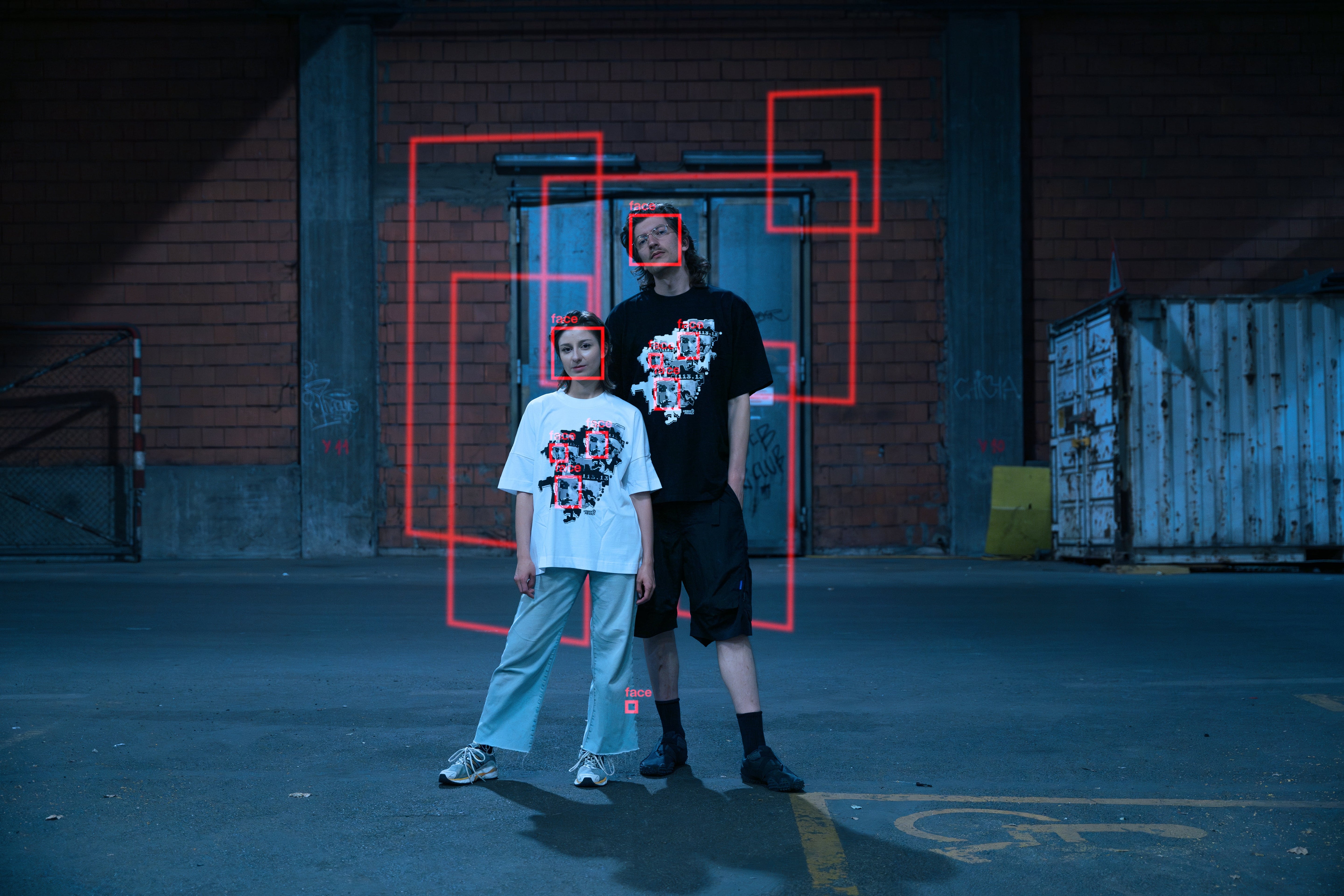 A Tshirt which confuses face recognition systems